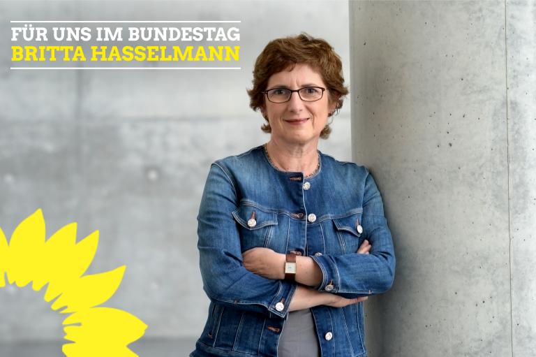 Britta Hasselmann für uns im Bundestag